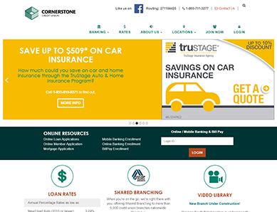 Corners Credit Union Homepage Thumbnail