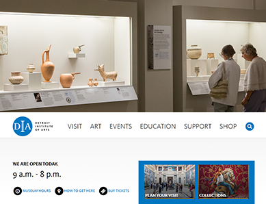Detroit Institute of the Arts Homepage Thumbnail