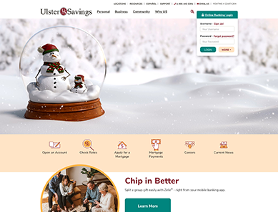 Ulster Savings Homepage Thumbnail