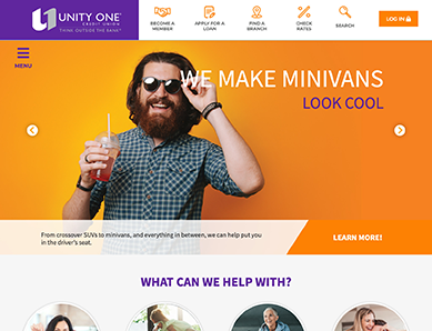 Unity One Credit Union Homepage Thumb
